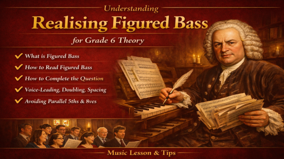 Figured Bass for Grade 6 Theory: How to Realise Question 2 Step by Step