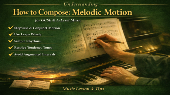 How to Compose Melodic Motion for GCSE & A-Level Music