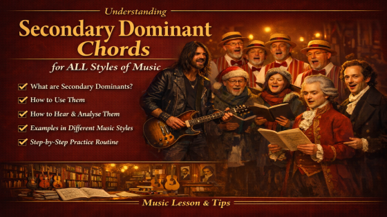 Secondary Dominant Chords Explained: Chromatic Harmony Made Simple
