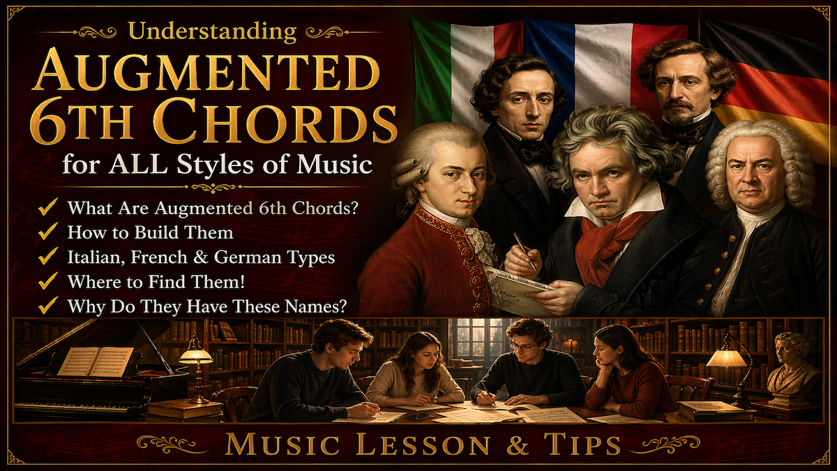 Augmented Sixth Chords Explained: Italian, French and German Chords in Music
