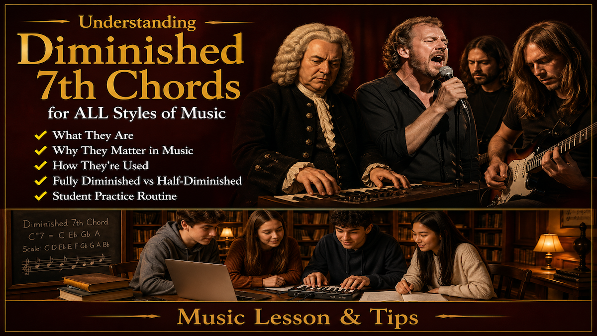 Diminished Seventh Chords Explained: Music Theory Guide