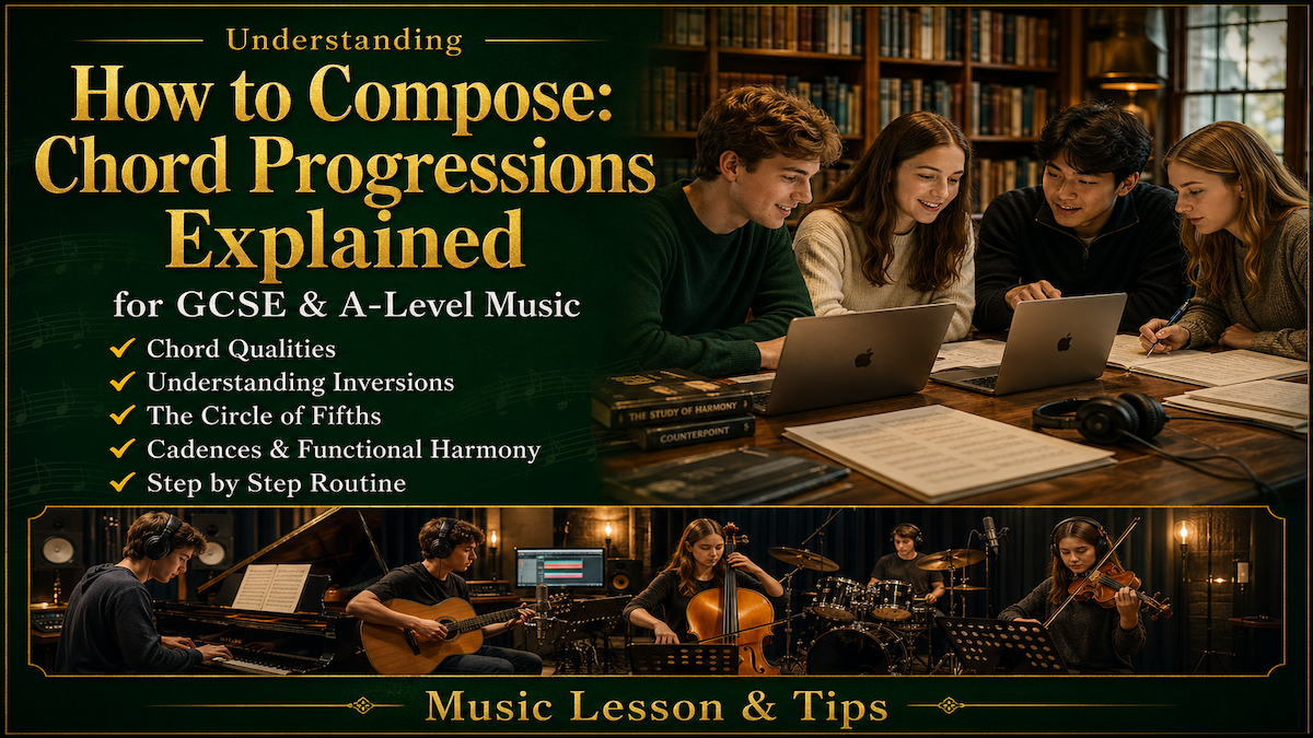 Chord Progressions Explained for GCSE & A-Level Music Composition