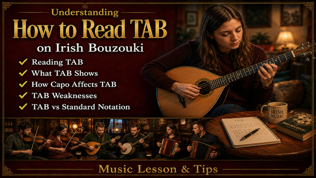 How to Read Irish Bouzouki TAB: Chords, Rhythm & Traditional Irish Accompaniment