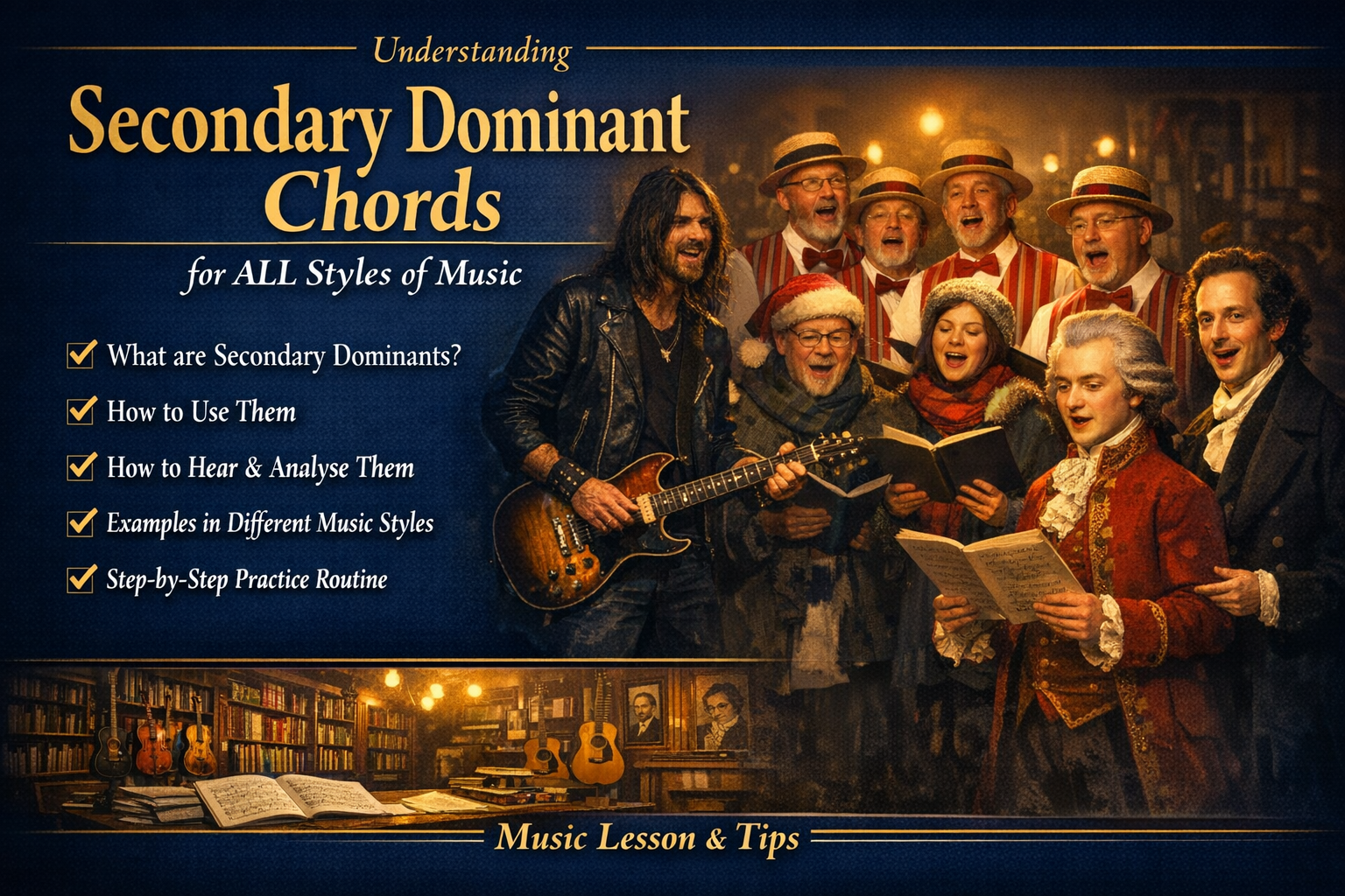 Secondary Dominant Chords Explained: Chromatic Harmony Made Simple