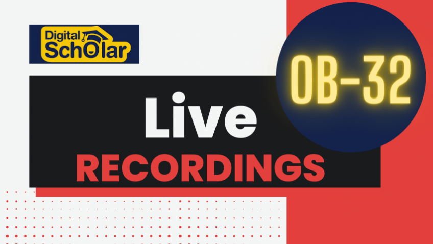 Online Batch 32 - Live Session Recording