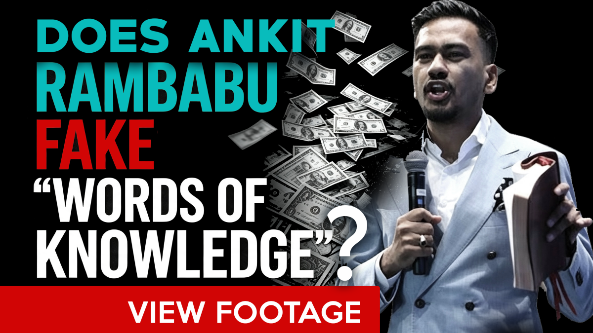 Does Ankit Pinnadari fake words of knowledge?  (formerly Ankit Rambabu)