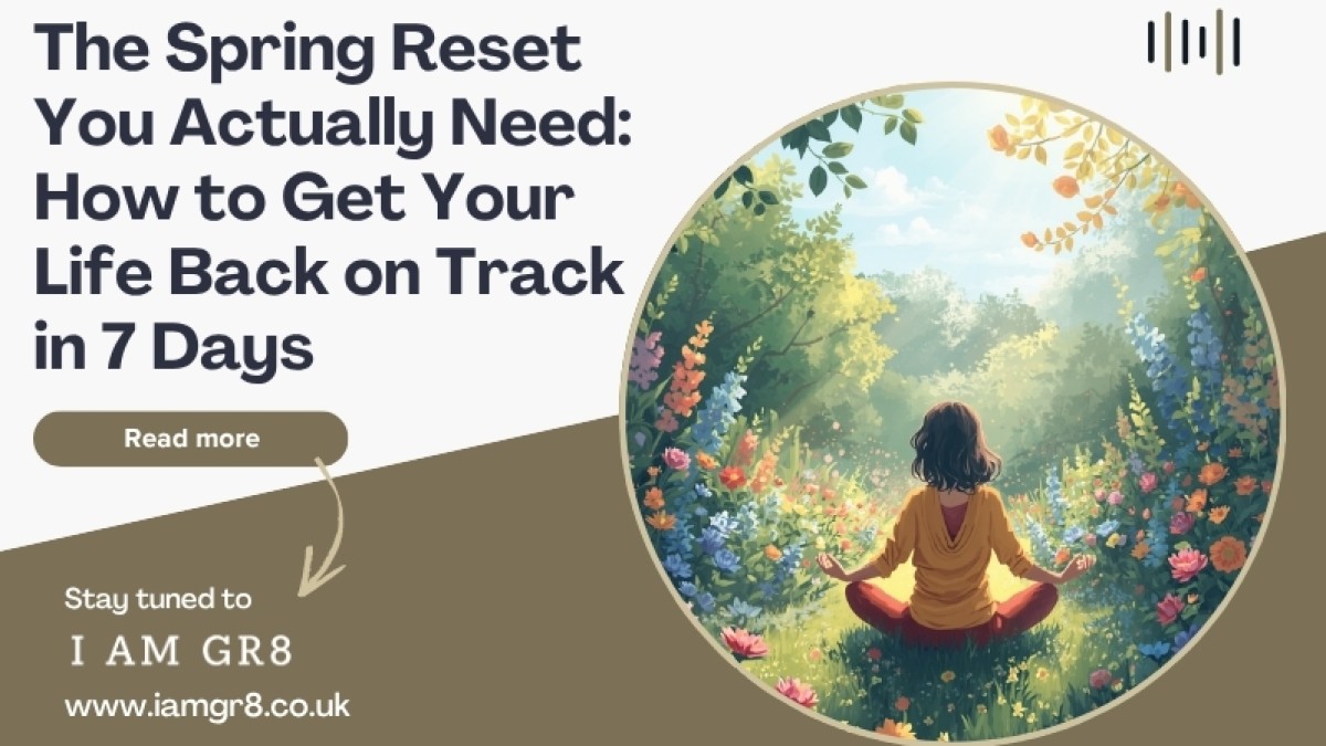 Spring always brings pressure to “start fresh”, new habits, new goals, new routines. But most people
