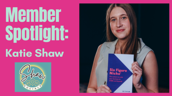 Member Spotlight: Katie Shaw - Helping Small Businesses Win At Social Media