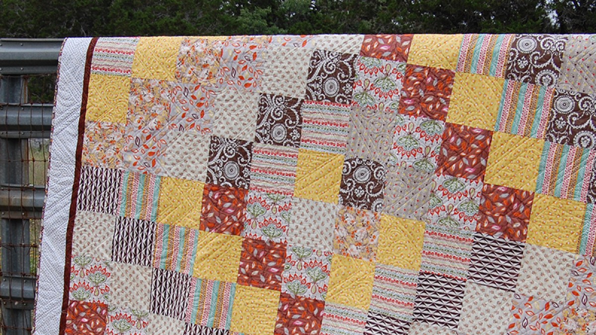 Giant Trip Around the World Quilt Tutorial