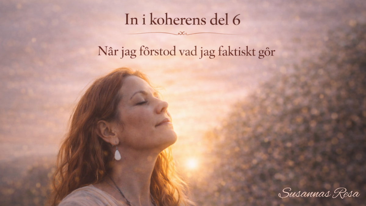 När allt föll på plats och jag förstod vad jag faktiskt gör