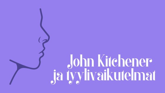 John Kitchener & tyylivaikutelmat