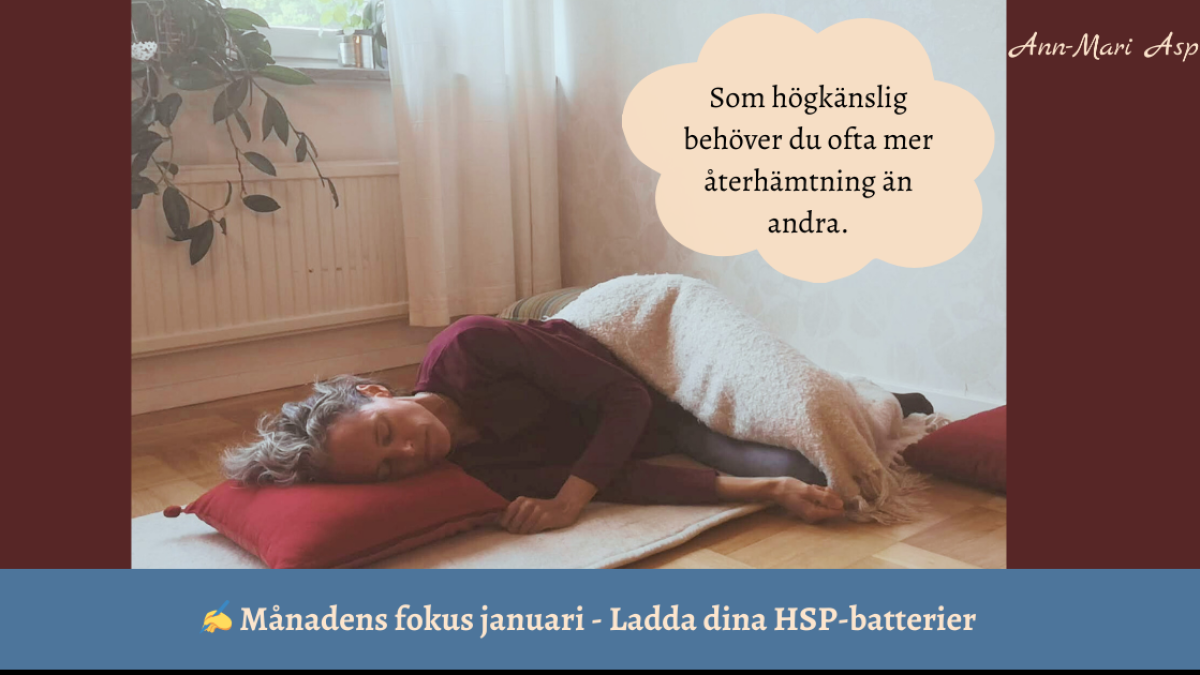 Månadens fokus januari: Ladda dina HSP-batterier