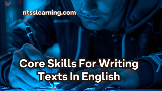Core Skills For Writing Texts In English