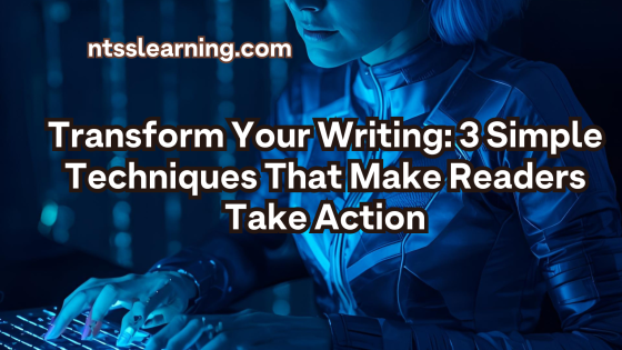 Transform Your Writing: Three Simple Techniques That Make Readers Take Action