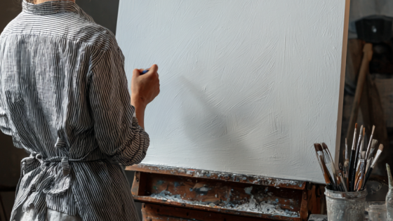 När penseln tvekar – om konsten att våga börja