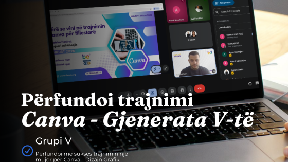 Përfundoi me sukses Trajnimi “Canva” – Gjenerata e V-të!