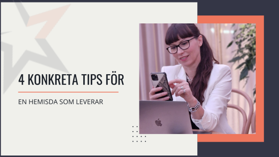 4 konkreta tips för en hemsida som engagerar och ger kunder