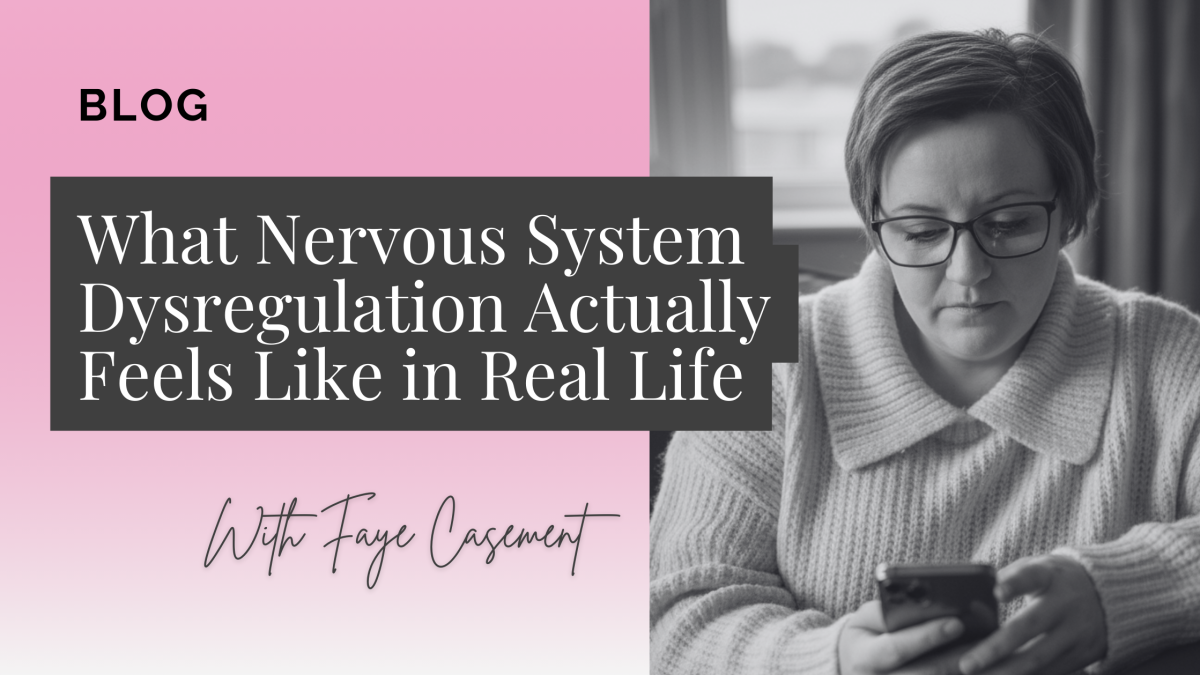 What Nervous System Dysregulation Actually Feels Like in Real Life