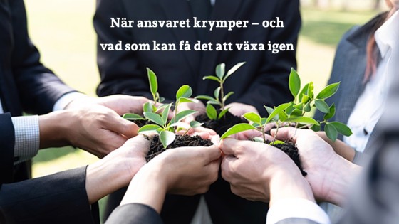 När ansvaret krymper – och vad som kan få det att växa igen