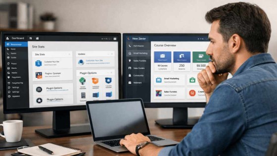 WordPress vs New Zenler? Choosing the Right Engine for Your Online School in 2026