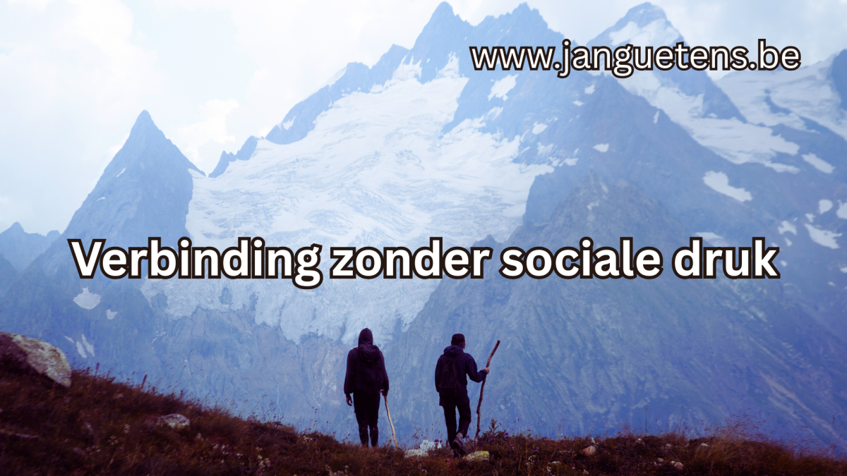 Verbinding zonder sociale druk