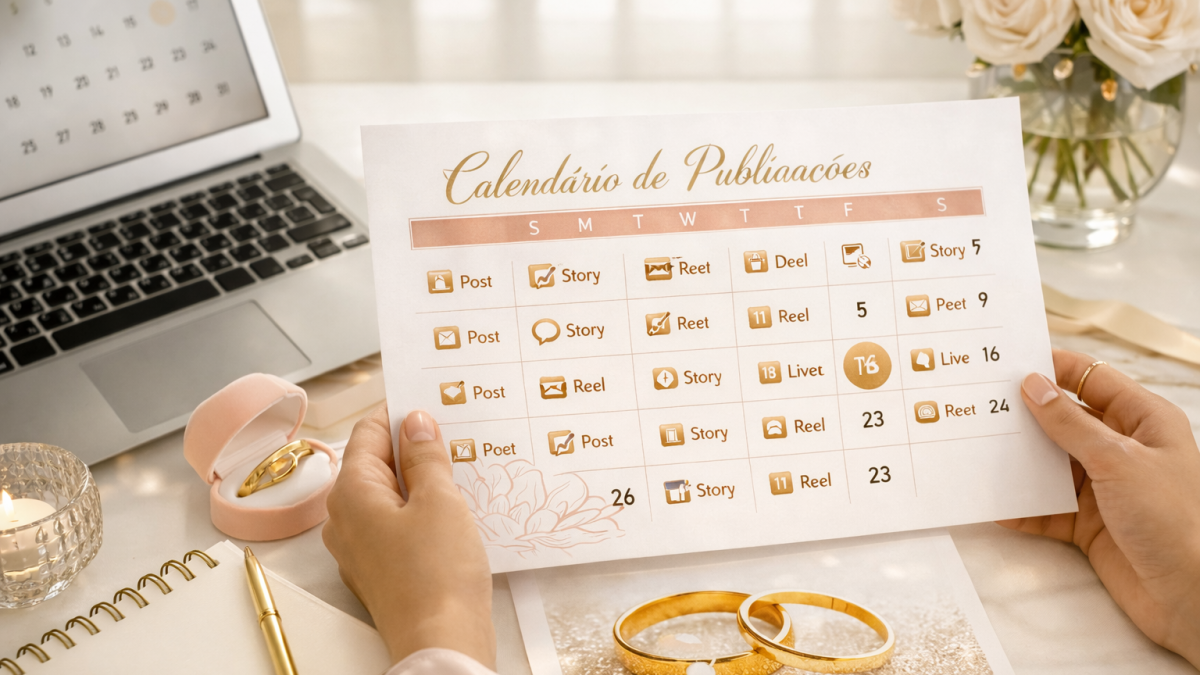 Estratégia de redes sociais para wedding planners