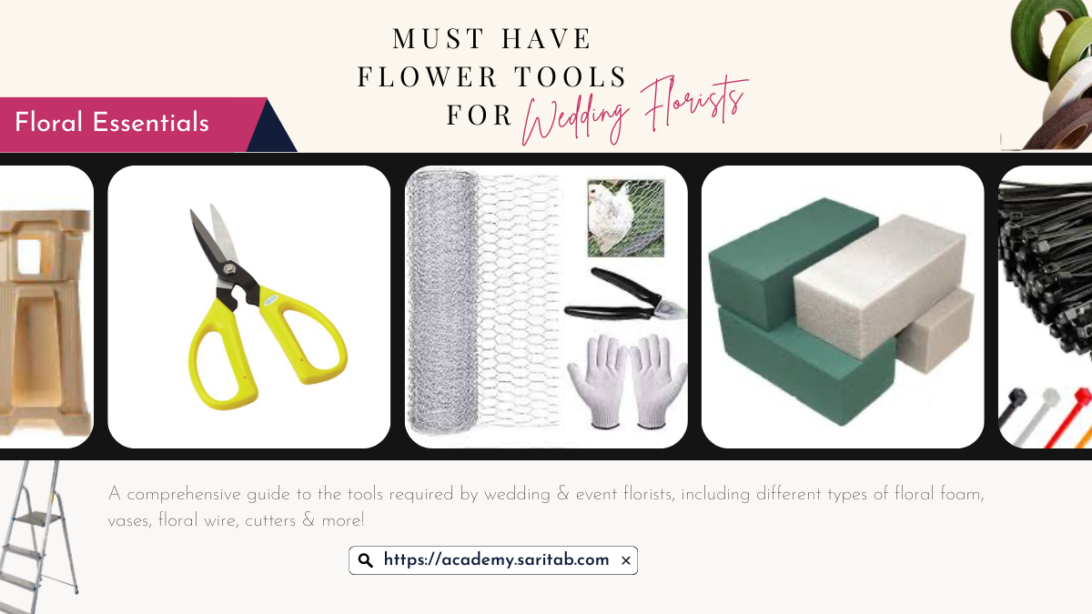Must Have Flower Tools for Wedding Florists