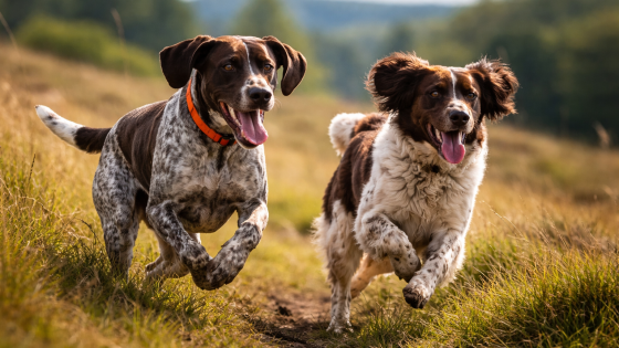 Hastigheten hundarna springer i är viktig