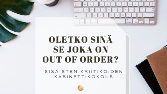 Sisäisten kriitikoiden salainen kabinettikokous