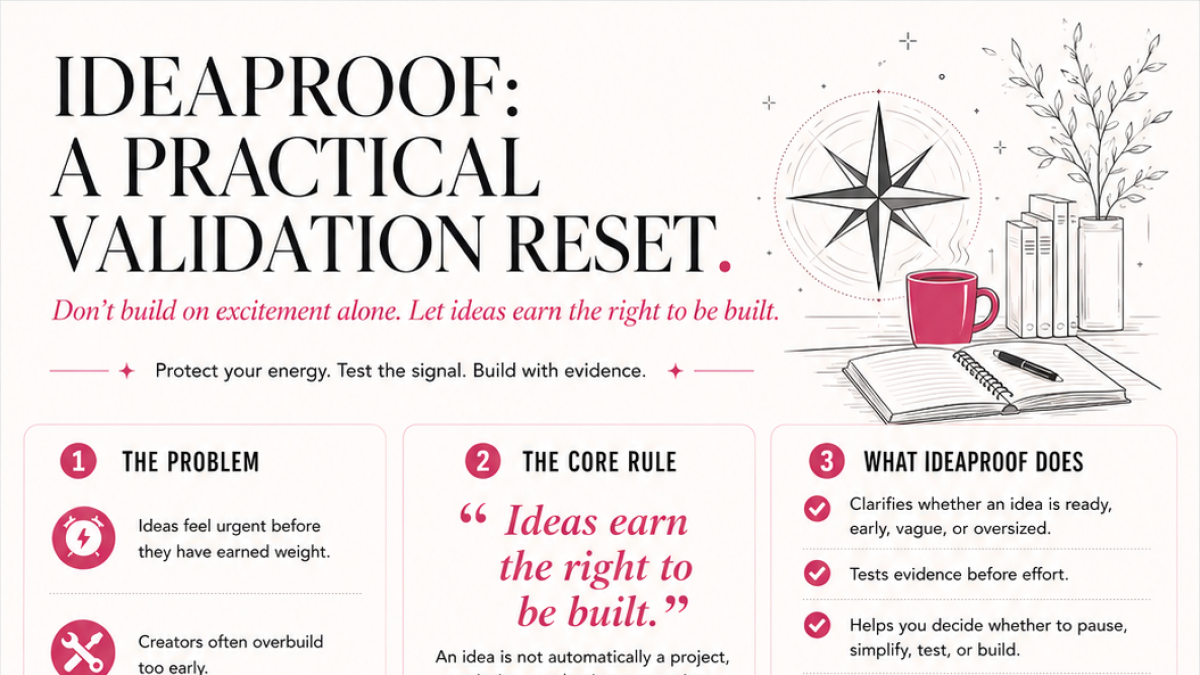 IdeaProof: A Practical Validation Reset
