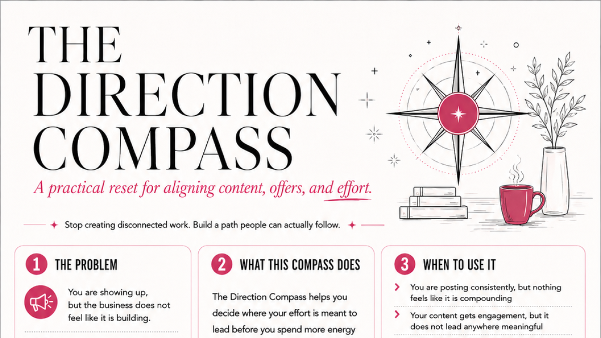 The Direction Compass for Creators