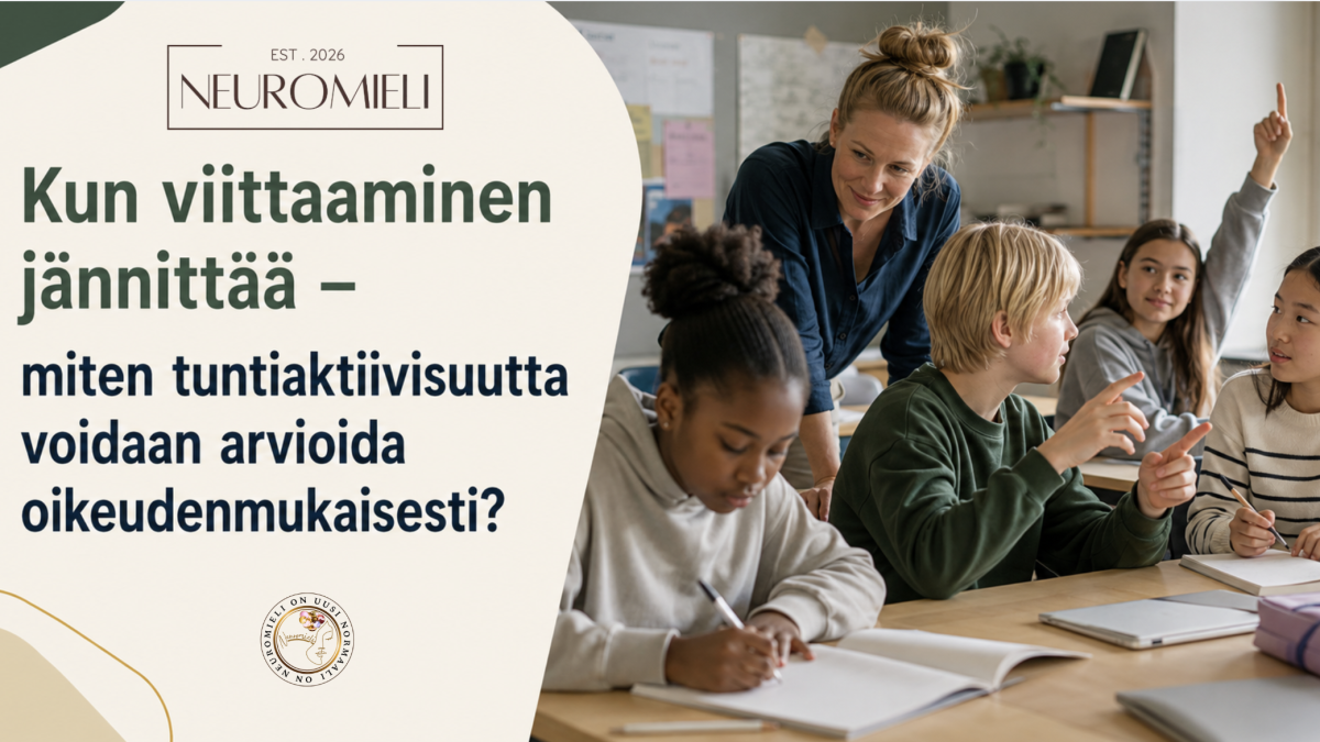 Kun viittaaminen jännittää – miten tuntiaktiivisuutta voidaan arvioida oikeudenmukaisesti?