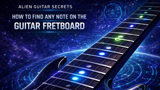How to Find Any Note on the Guitar Fretboard  | Alien Guitar Secrets