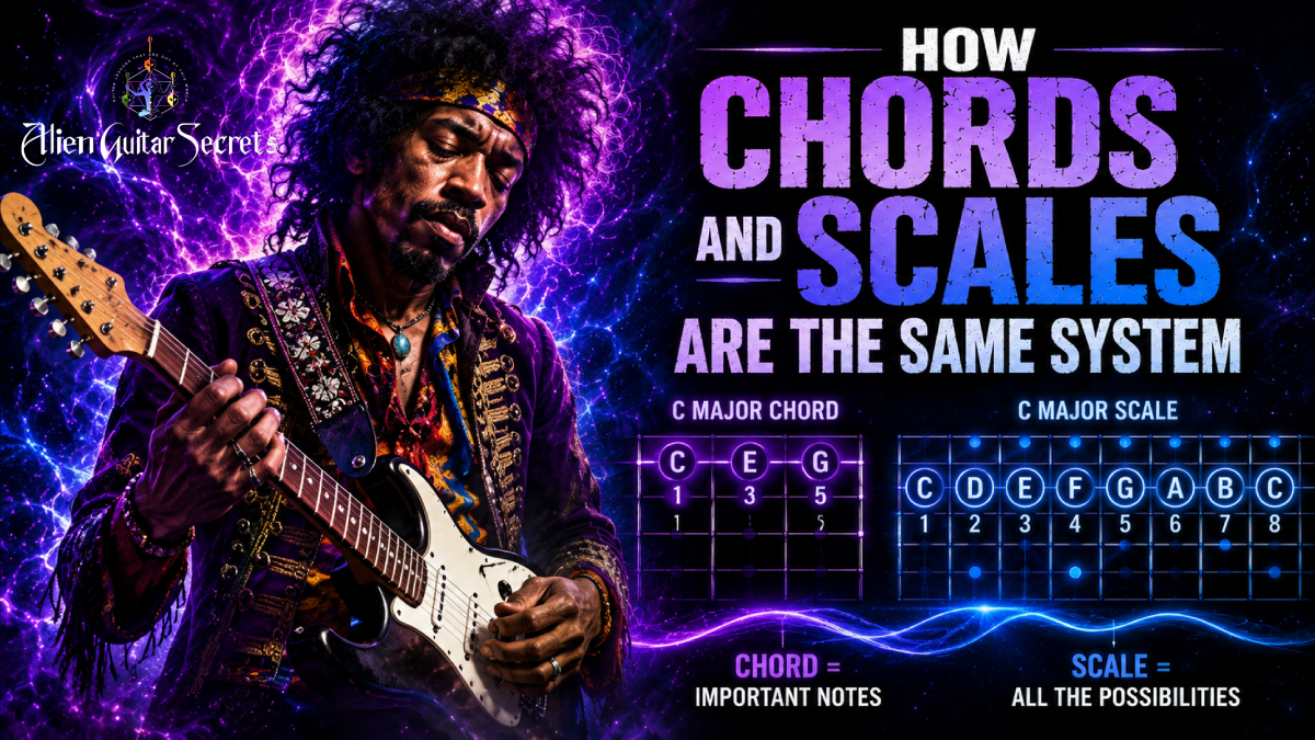 How Chords and Scales Are the Same System