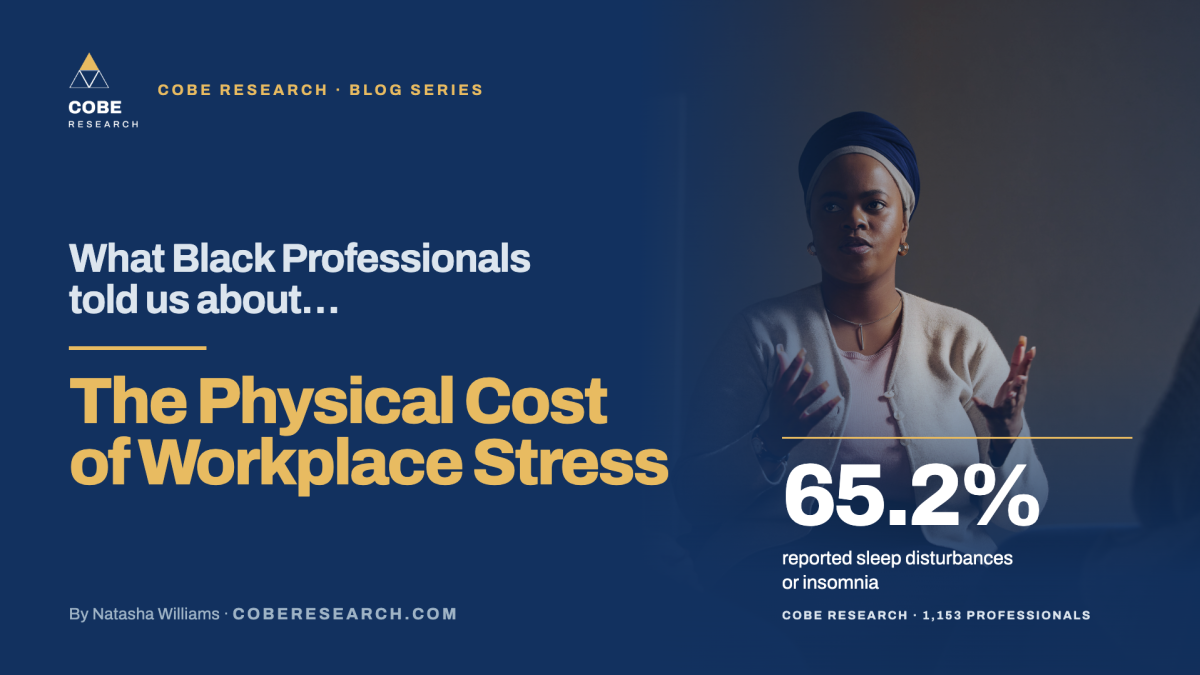 What Black Professionals Told Us About the Physical Cost of Workplace Stress