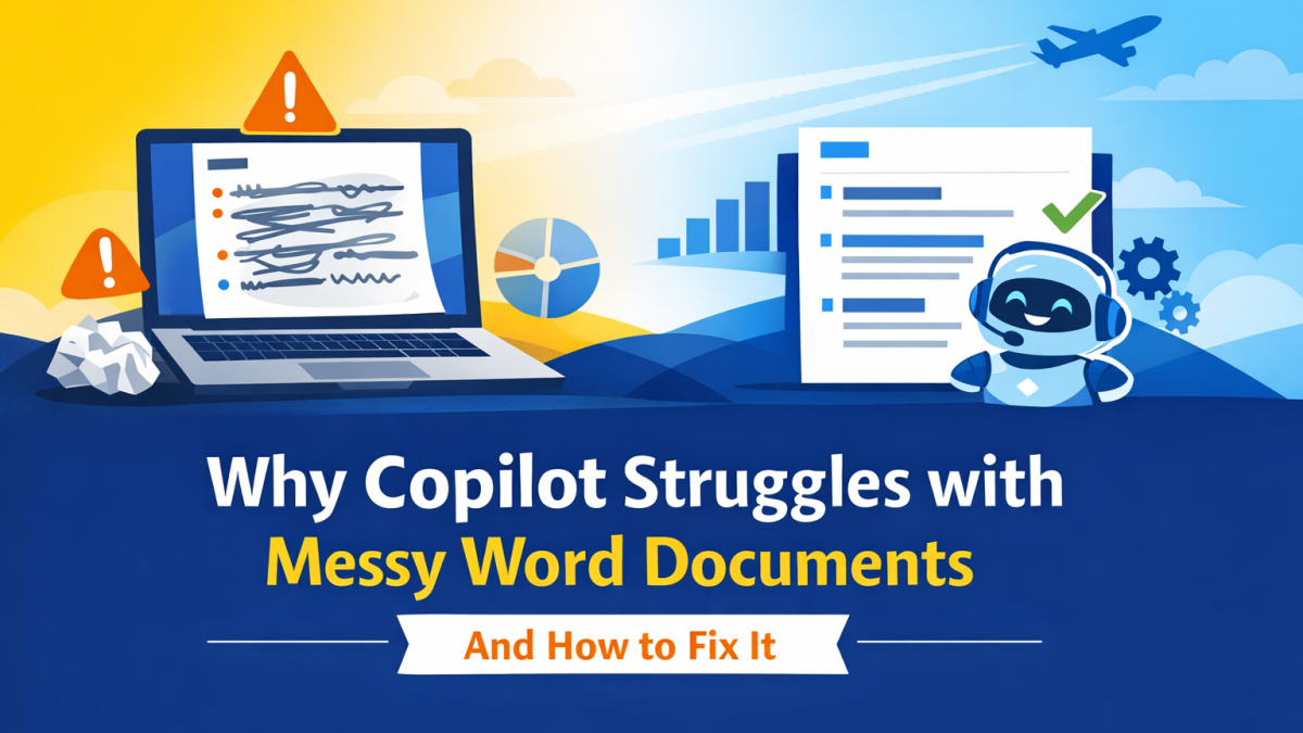 Why Copilot Struggles with Messy Word Documents (and How to Fix It)