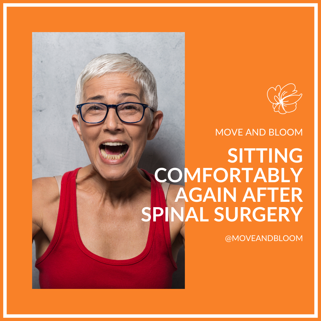 Finally Sitting Comfortably after Spinal Surgery