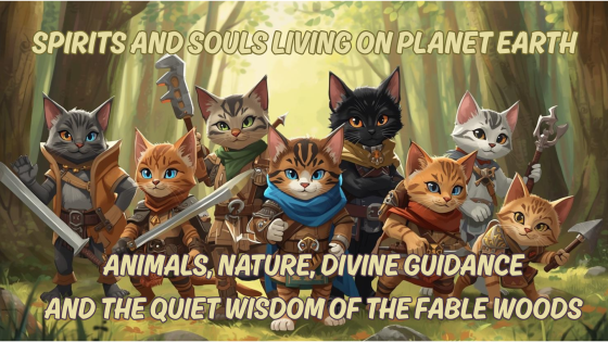 Spirits and Souls Living on Planet Earth.The Quiet Wisdom of the Fable Woods