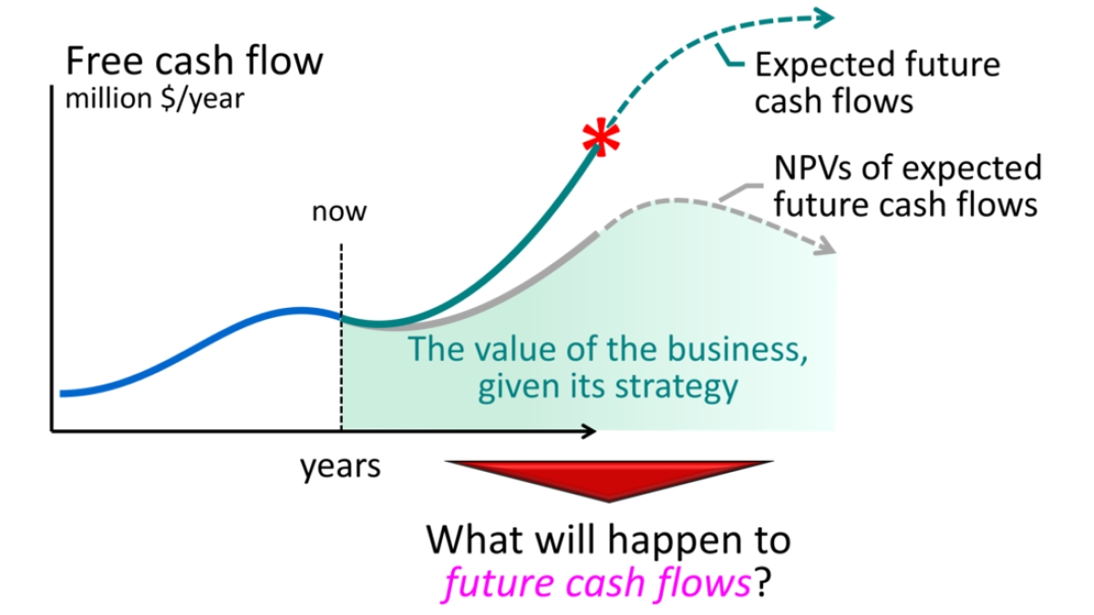The value of a business, its projects, initiatives and strategy. (20)