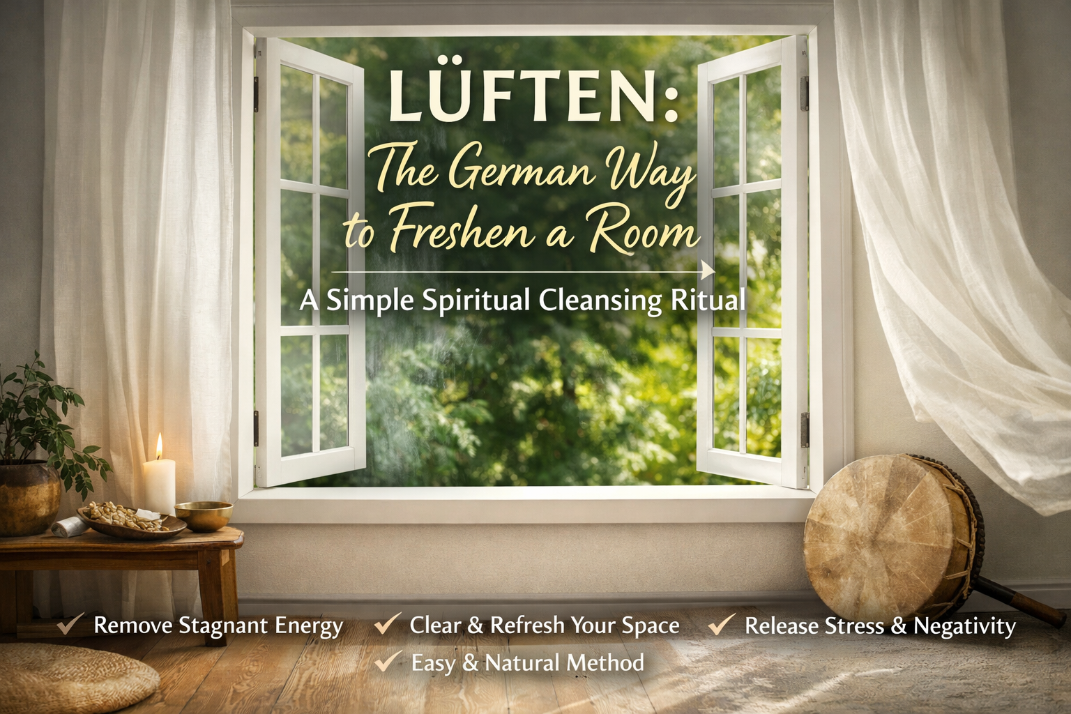 Lüften: German Fresh-Air Ritual for Spiritual Room Cleansing