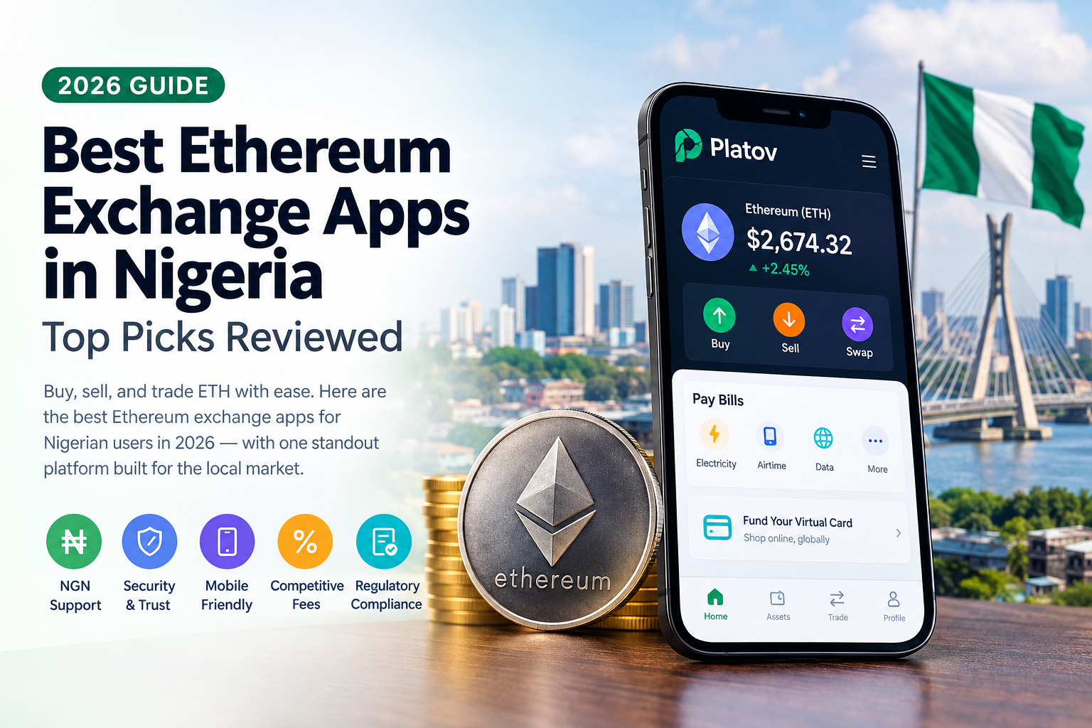 Best Ethereum Exchange Apps in Nigeria (2026): Top Picks Reviewed