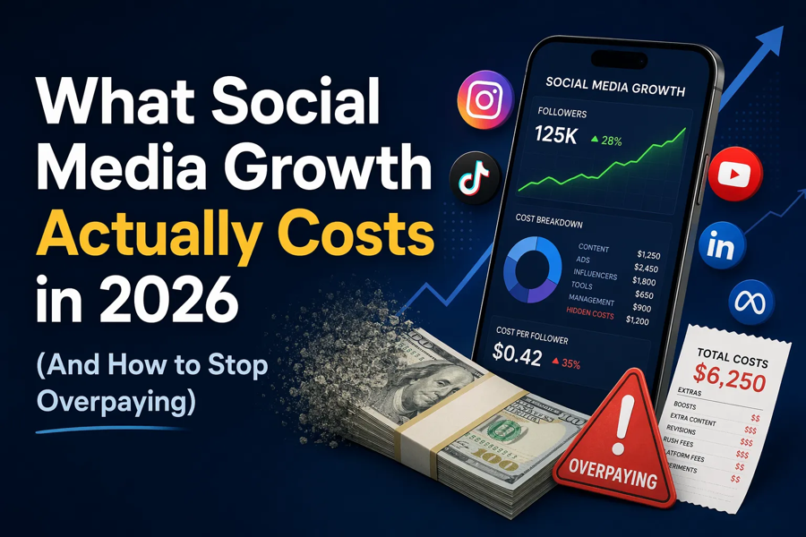 What Social Media Growth Costs in 2026 - ALLSMM Panel