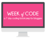Week of code form image