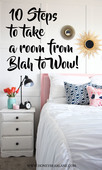 10 steps to take a room from blah to wow