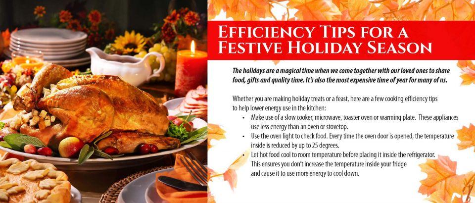 Efficiency tips for a festive holiday season