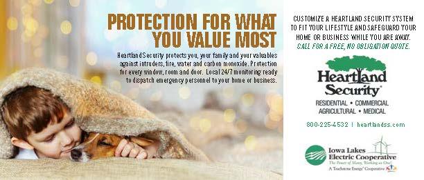 Customize a Heartland Security system to fit your lifestyle and safeguard your home or business while you are away.