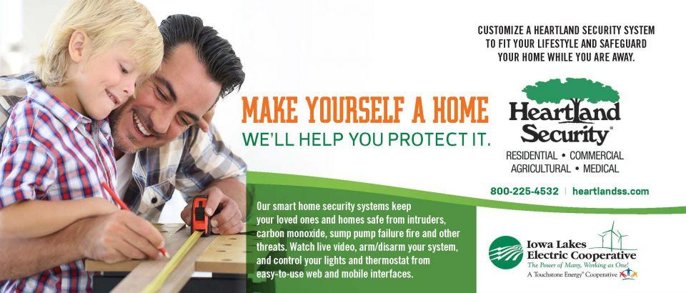 Customize a Heartland Security System to fit your lifestyle and safeguard your home while you are away.