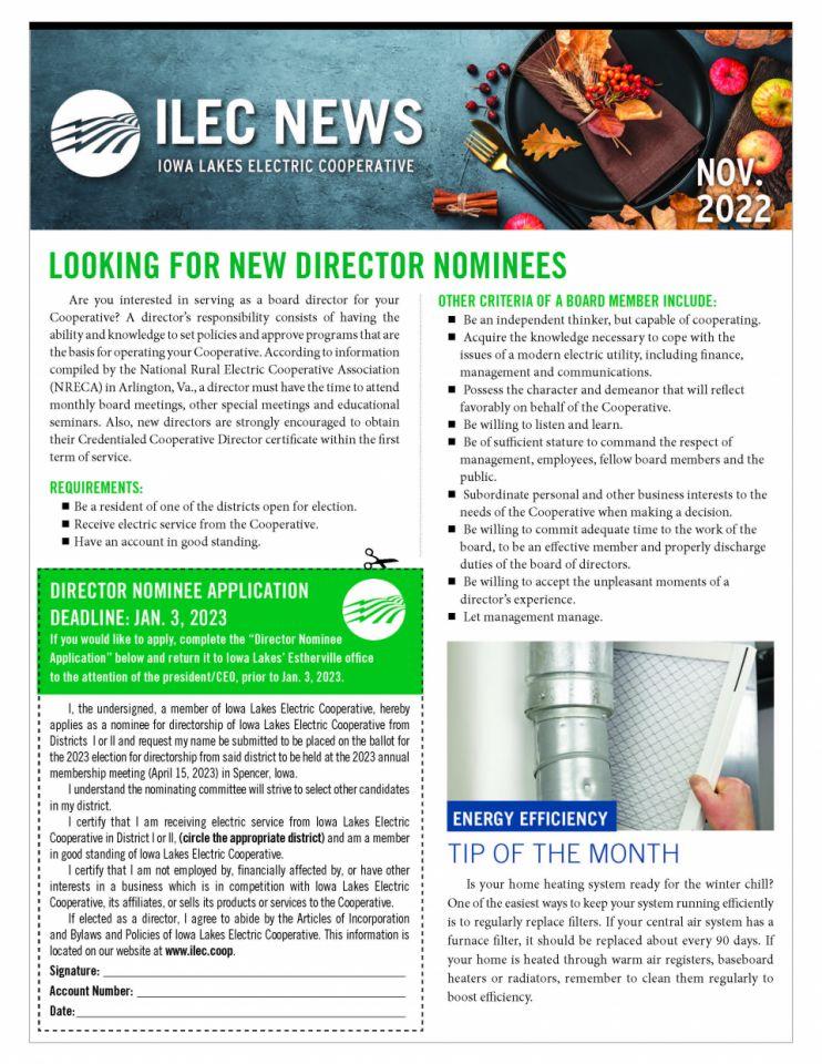 November Monthly Newsletter
