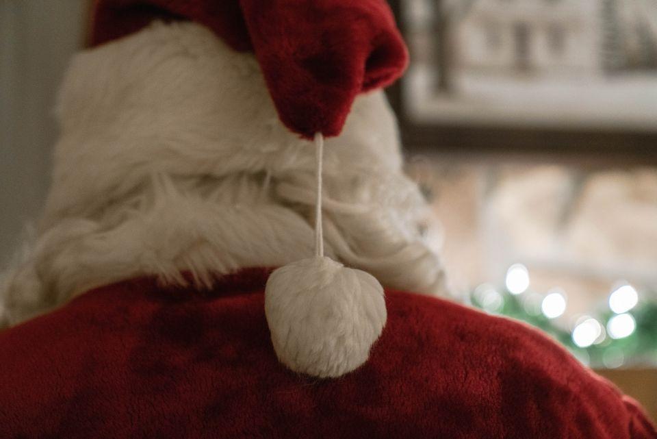 Santa from the back