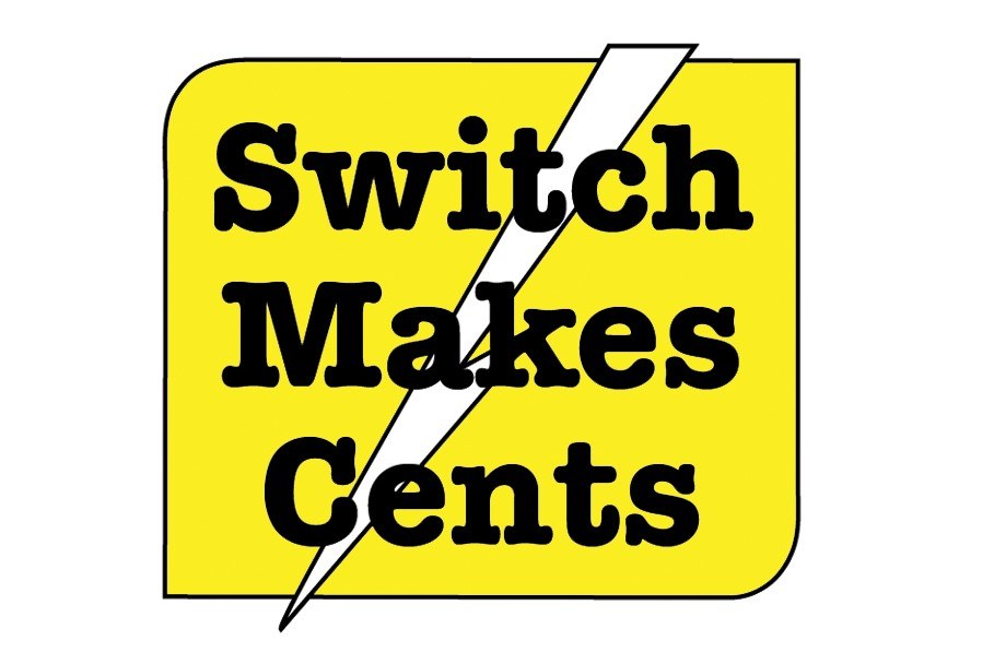 graphic illustration of the Switch Makes Cents logo